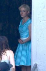 KRISTEN STEWART on the Set of Against All Enemies in Hollywood 08/01/2018