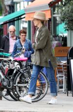 KYLIE MINOGUE Out and About in Primrose Hill 08/13/2018