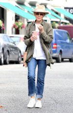 KYLIE MINOGUE Out and About in Primrose Hill 08/13/2018