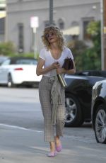 KYRA SEDGWICK Out and About in Los Angeles 08/20/2018