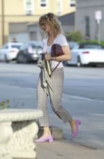 KYRA SEDGWICK Out and About in Los Angeles 08/20/2018