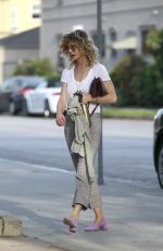 KYRA SEDGWICK Out and About in Los Angeles 08/20/2018