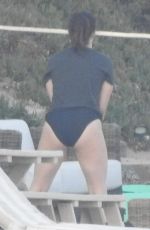 LANA DEL REY in Bikini Bottom at a Beach in Malibu 08/26/2018