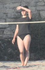 LANA DEL REY in Bikini Bottom at a Beach in Malibu 08/26/2018