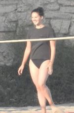 LANA DEL REY in Bikini Bottom at a Beach in Malibu 08/26/2018