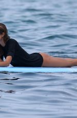 LANE LINDELL in Bikini Getting a Surf Lesson in Hawaii 08/02/2018