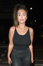 LAUREN GOODGER Leaves Maddox Club in London 08/16/2018