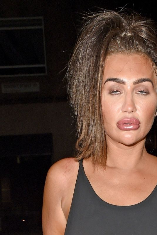 LAUREN GOODGER Leaves Maddox Club in London 08/16/2018