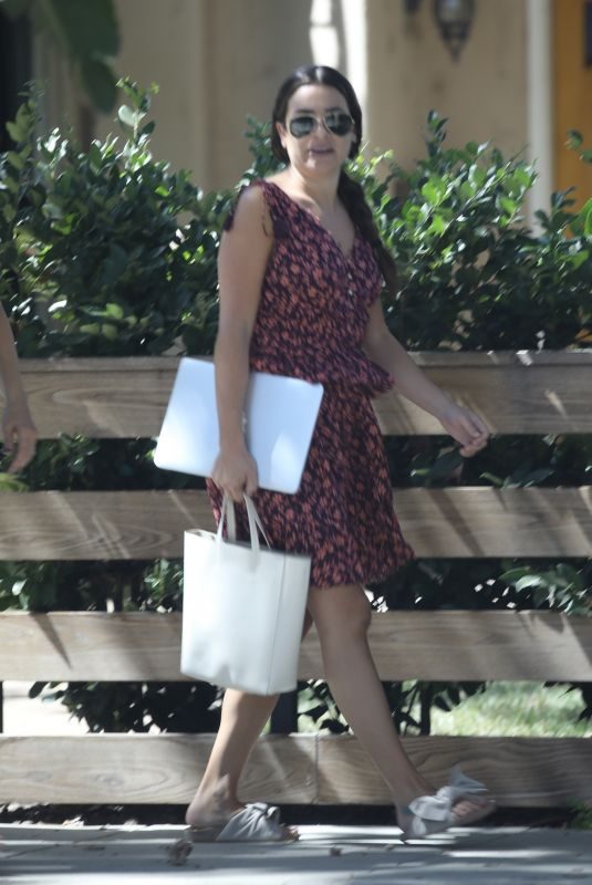 LEA MICHELE Out in Studio City 08/03/2018