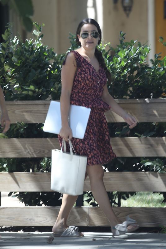 LEA MICHELE Out in Studio City 08/03/2018