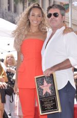 LEONA LEWIS at Simon Cowell Star on the Hollywood Walk of Fame Ceremony 08/22/2018