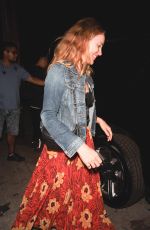 LESLIE MANN Night Out in Los Angeles 08/17/2018