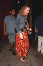 LESLIE MANN Night Out in Los Angeles 08/17/2018