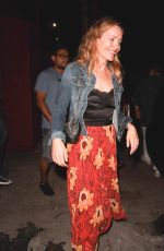 LESLIE MANN Night Out in Los Angeles 08/17/2018