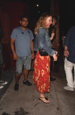 LESLIE MANN Night Out in Los Angeles 08/17/2018