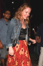 LESLIE MANN Night Out in Los Angeles 08/17/2018