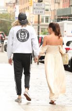 LILY ALDRIDGE Out and About in New York 08/14/2018
