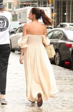 LILY ALDRIDGE Out and About in New York 08/14/2018