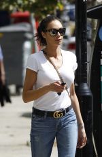 LILY BECKER in Denim Out in London 08/21/2018