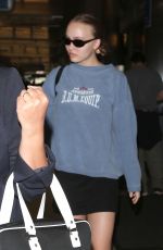 LILY-ROSE DEPP at Los Angeles International Airport 08/15/2018