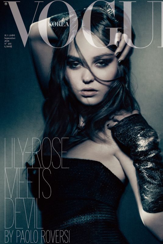 LILY-ROSE DEPP for Vogue Magazine, Korea September 2018