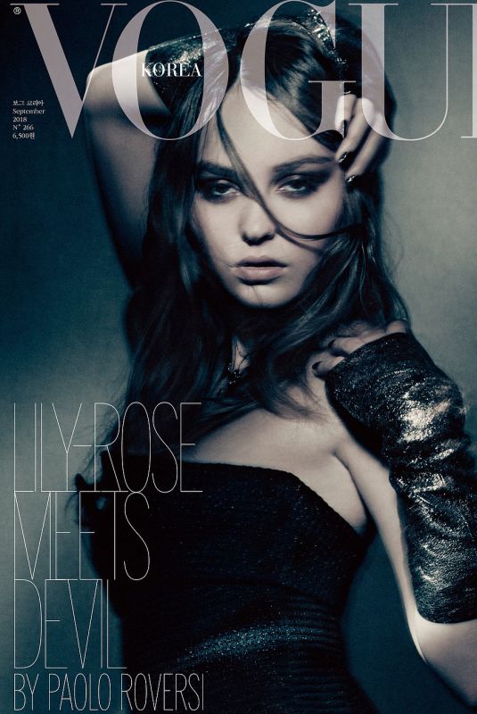 LILY-ROSE DEPP in Vogue Magazine, Korea September 2018