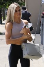 LINDSAY ARNOLD Arrives at DWTS Studio in Los Angeles 08/21/2018