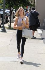LINDSAY ARNOLD Arrives at DWTS Studio in Los Angeles 08/21/2018
