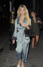 LOTTIE MOSS and EMILY BLACKWELL Night Out in London 08/18/2018