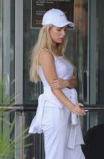 LOTTIE MOSS at Ibiza Airport 08/08/2018