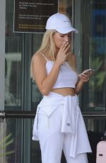 LOTTIE MOSS at Ibiza Airport 08/08/2018