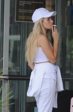LOTTIE MOSS at Ibiza Airport 08/08/2018