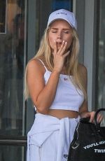 LOTTIE MOSS at Ibiza Airport 08/08/2018