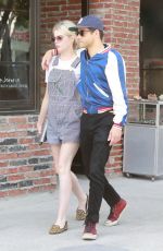 LUCY BOYNTON and Rami Malek Out for Lunch in Hollywood 08/11/2018