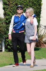 LUCY BOYNTON and Rami Malek Out for Lunch in Hollywood 08/11/2018