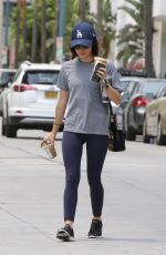 LUCY HALE Arrives at Boxing Class in Los Angeles 08/09/2018