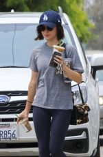 LUCY HALE Arrives at Boxing Class in Los Angeles 08/09/2018