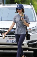 LUCY HALE Arrives at Boxing Class in Los Angeles 08/09/2018