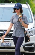 LUCY HALE Arrives at Boxing Class in Los Angeles 08/09/2018