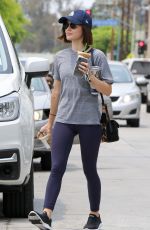 LUCY HALE Arrives at Boxing Class in Los Angeles 08/09/2018