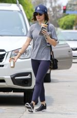 LUCY HALE Arrives at Boxing Class in Los Angeles 08/09/2018