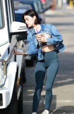 LUCY HALE Leaves a Gym in Los Angeles 08/24/2018