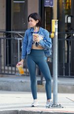 LUCY HALE Leaves a Gym in Los Angeles 08/24/2018