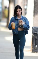 LUCY HALE Leaves a Gym in Los Angeles 08/24/2018