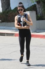 LUCY HALE Leaves Pilates Class in Los Angeles 08/11/2018
