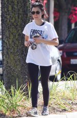 LUCY HALE Leaves Yoga Class in Studio City 08/12/2018