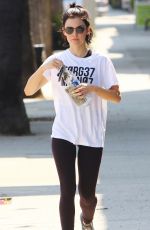 LUCY HALE Leaves Yoga Class in Studio City 08/12/2018