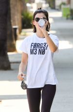 LUCY HALE Leaves Yoga Class in Studio City 08/12/2018