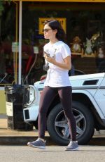 LUCY HALE Leaves Yoga Class in Studio City 08/12/2018