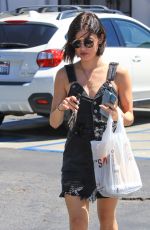 LUCY HALE Out Shopping in Los Angeles 08/23/2018